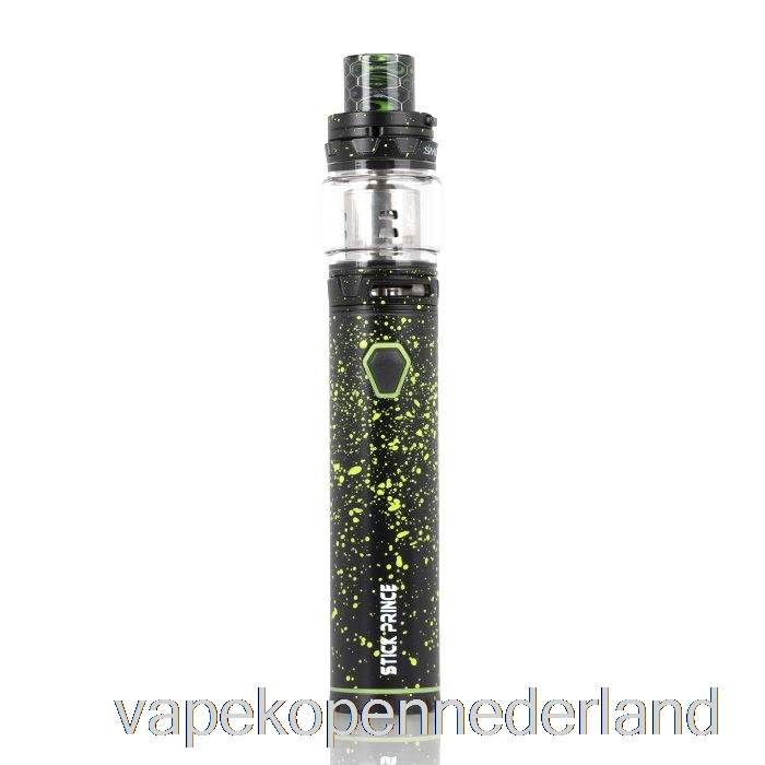 Vape Nederland Smok Stick Prins Kit - Pen-stijl Tfv12 Prins Zwart Met Groene Spray
